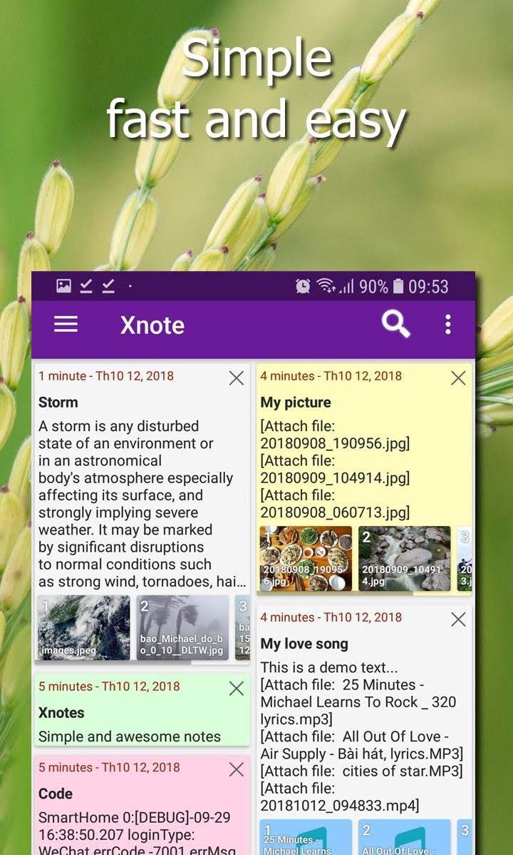 Xnotes - Notes, Notepad, Sticky Notes, Notebook screenshot 1