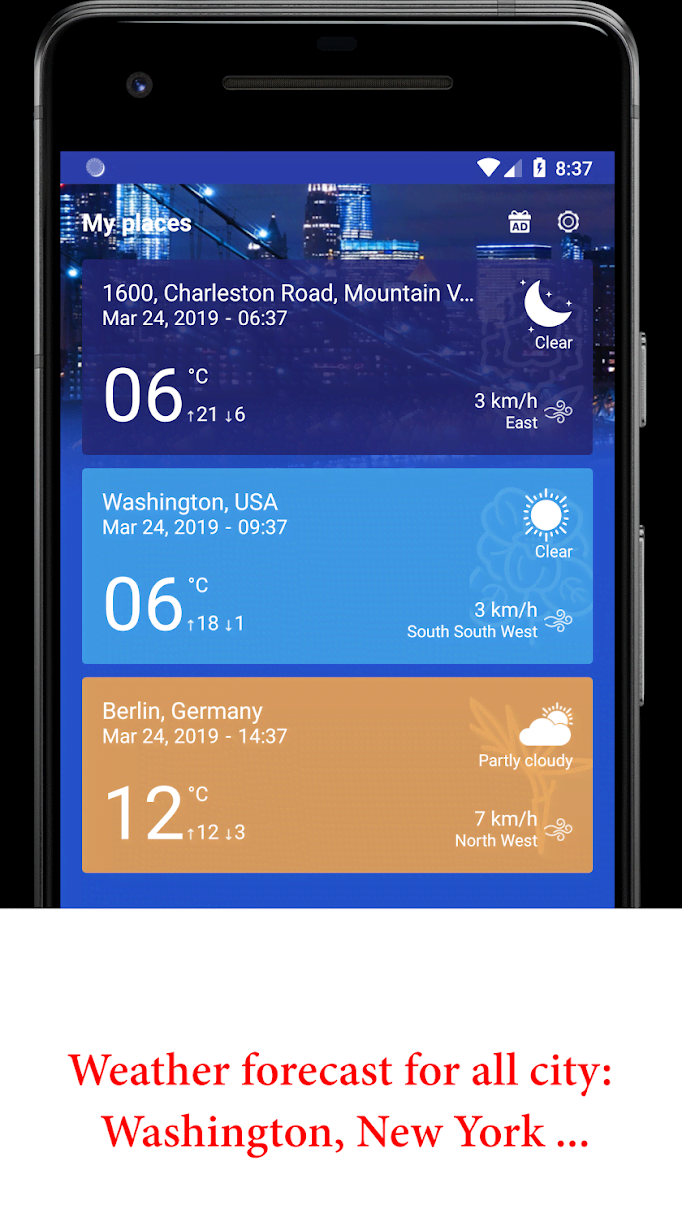 Now Weather Pro screenshot 1