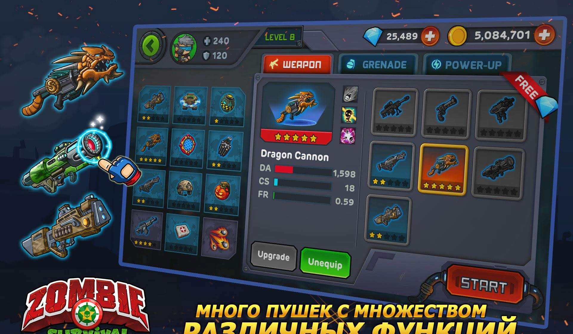 Zombie Survival: Game of Dead gameplay screenshot 2
