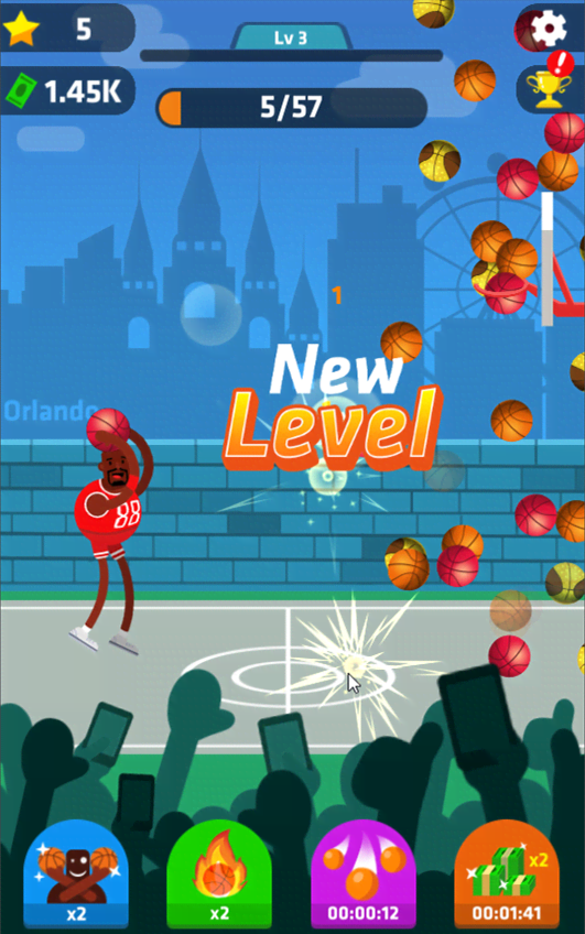Idle Dunk Masters screenshot 1
