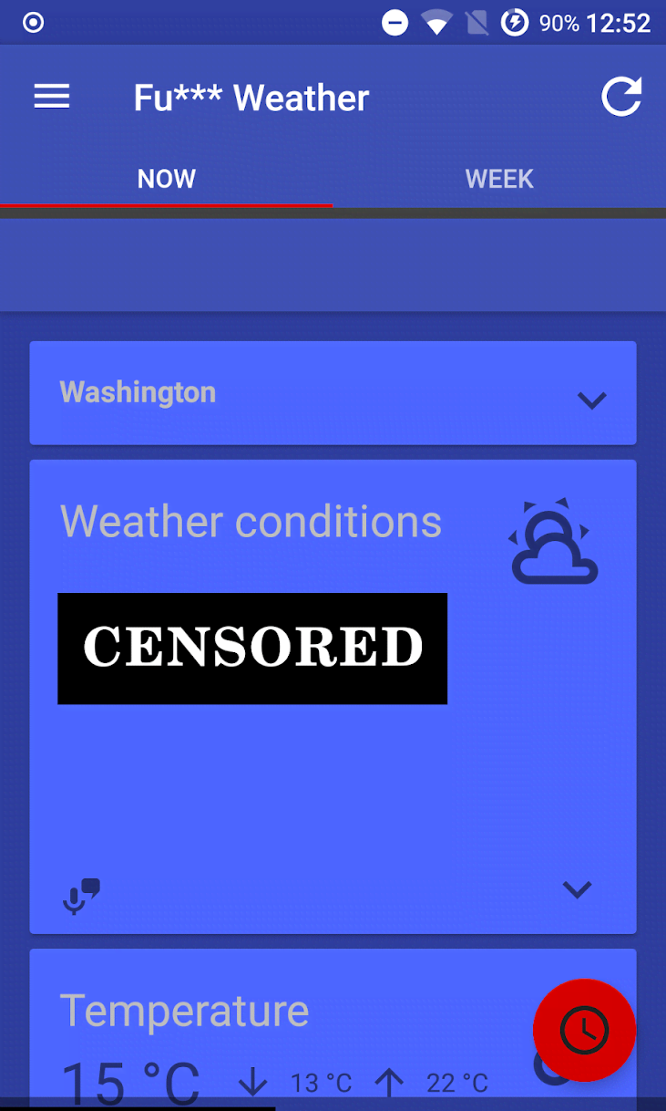 Fu* Weather (Funny Weather) screenshot 1