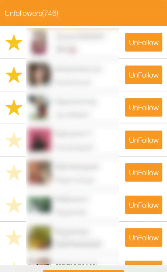 Unfollow Users screenshot 1