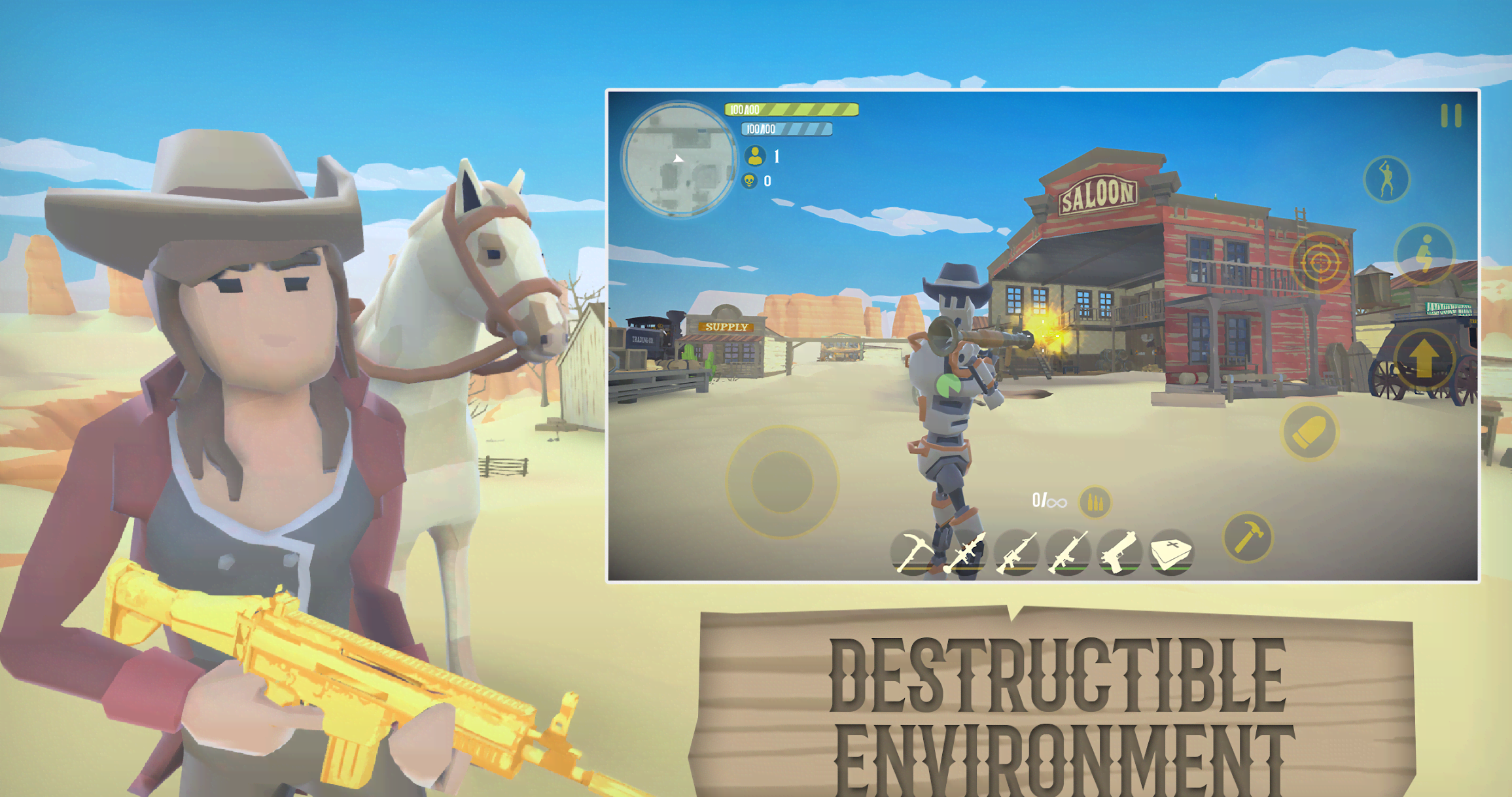 Red West Royale gameplay screenshot 4