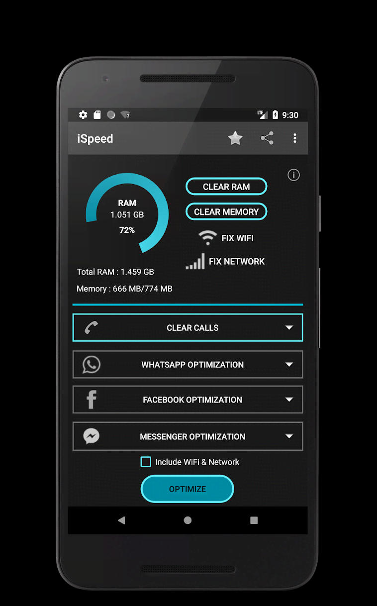 iSpeed - Best Android Booster screenshot 1