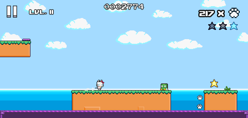 Sam the Cat VIP: Adventure Runner gameplay screenshot 2