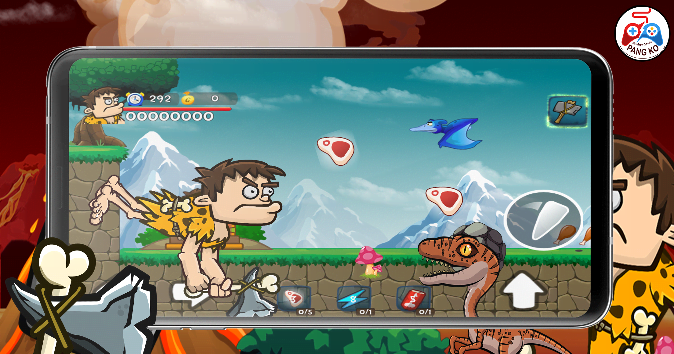Caveman Hero Adventure Game screenshot 4