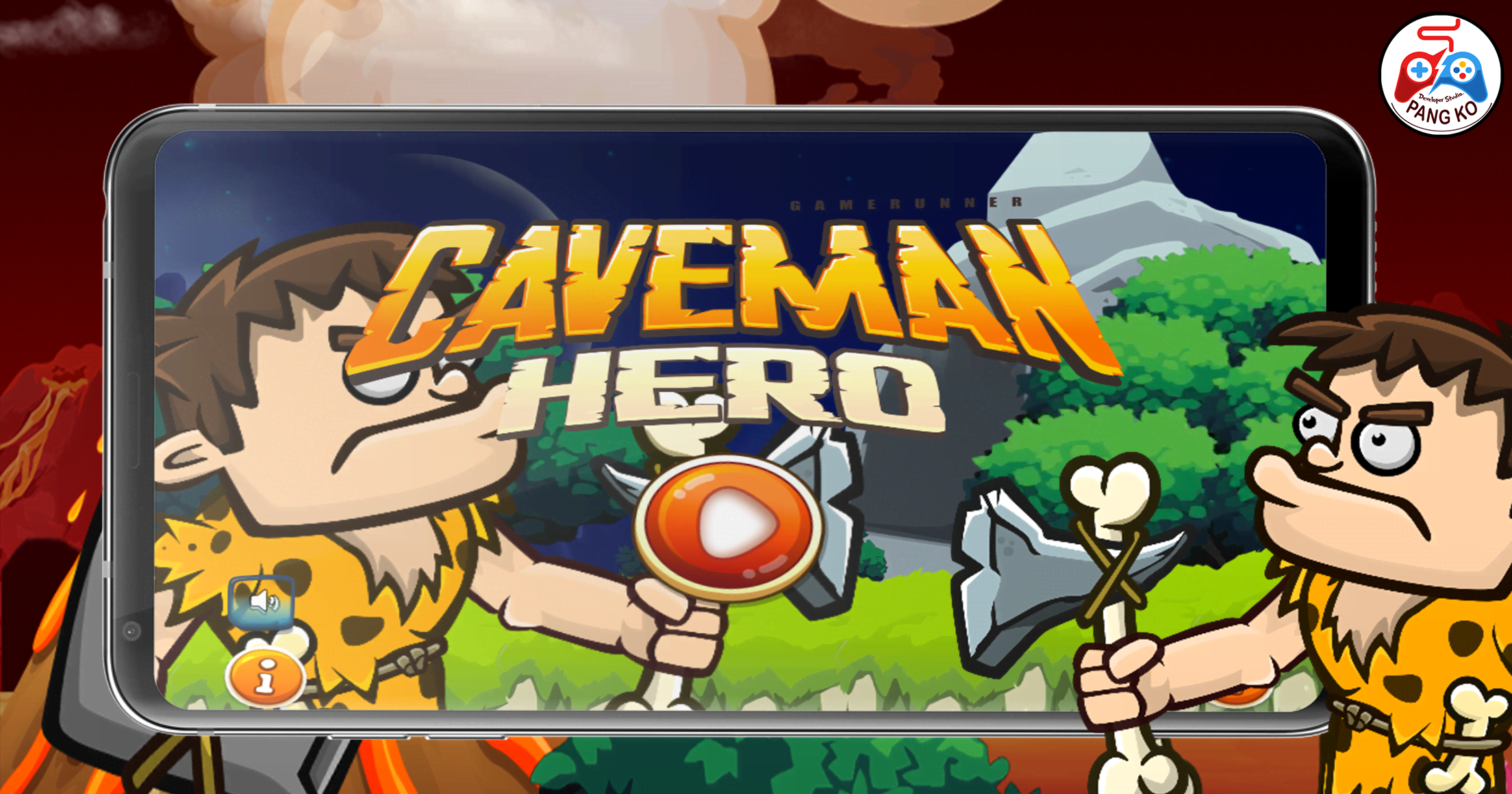 Caveman Hero Adventure Game screenshot 1