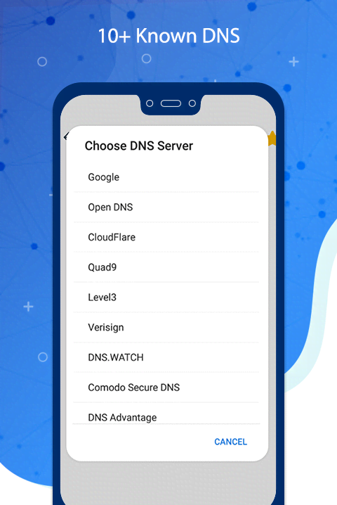 Second screenshot of DNS Changer & Scanner