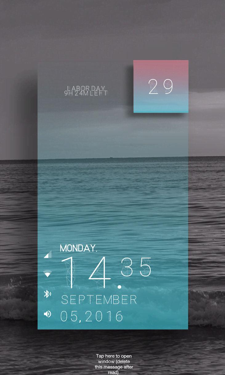 Glass for Total Launcher Screenshot 1