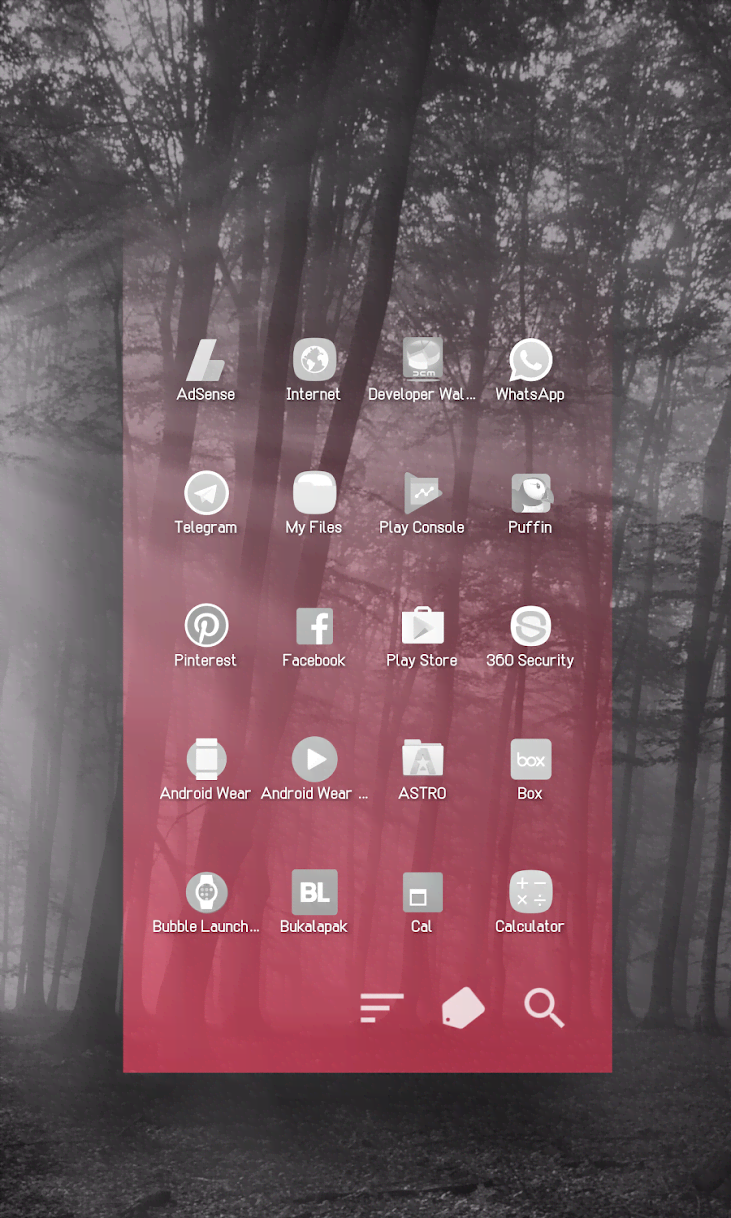 Glass for Total Launcher Screenshot 2
