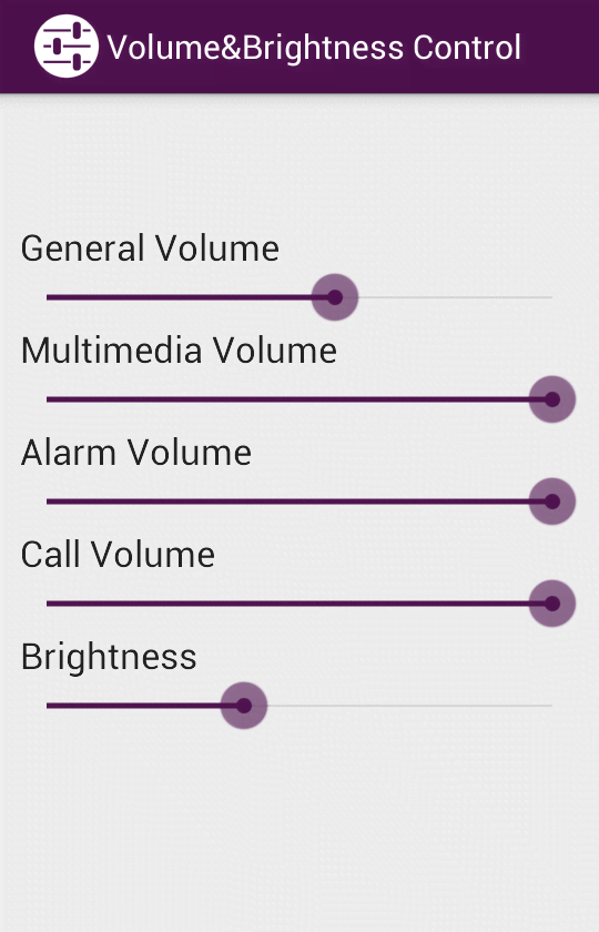 Volume & Brightness Control screenshot 3