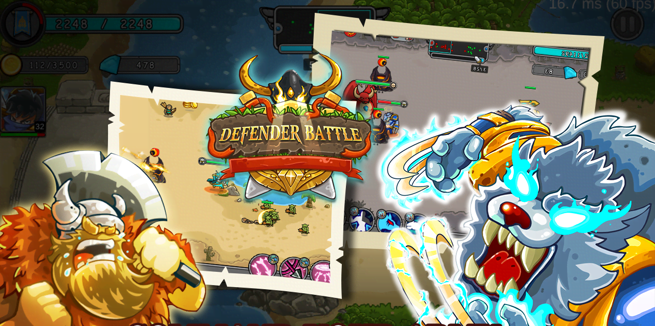 Defender Battle: Hero Kingdom Wars - Strategy Game screenshot 3