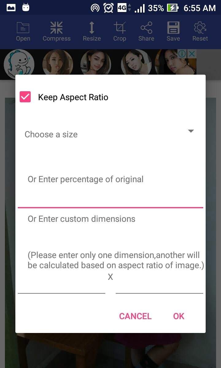 Image Resizer - compress images in kb and mb. screenshot 3