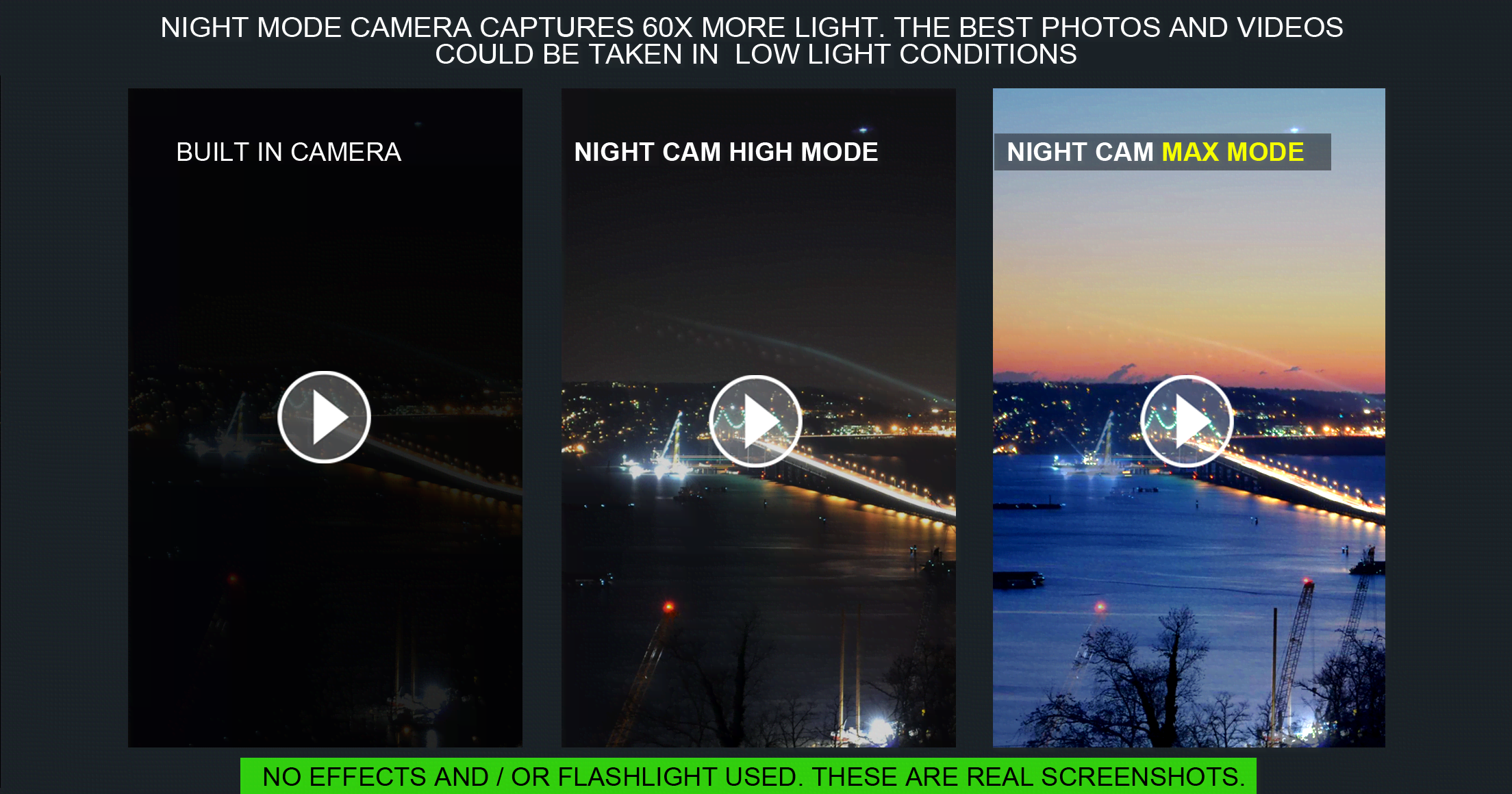 Night Photo and Video Shoot (Night Vision Camera) screenshot 3