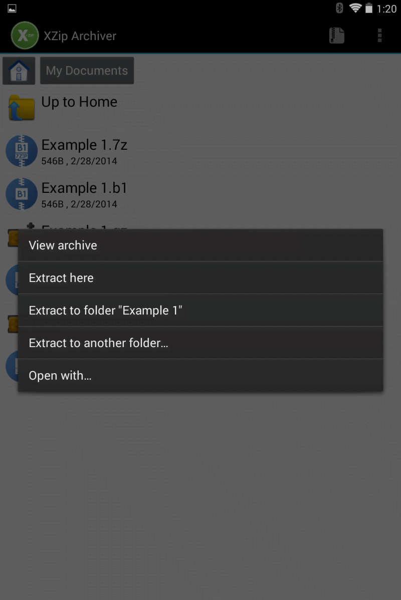 XZip - zip unzip unrar utility screenshot 3