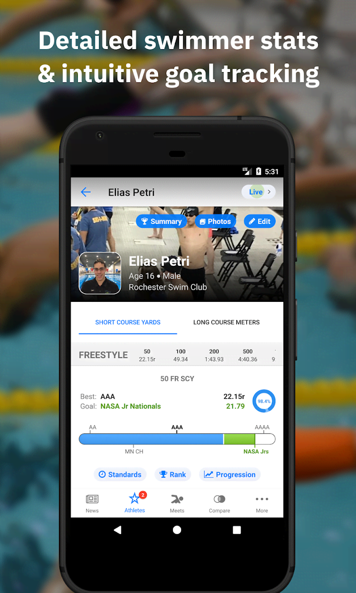 Swimmetry screenshot 1
