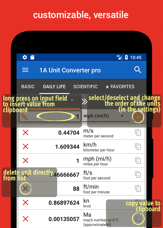 1A Unit Converter Pro screenshot 3