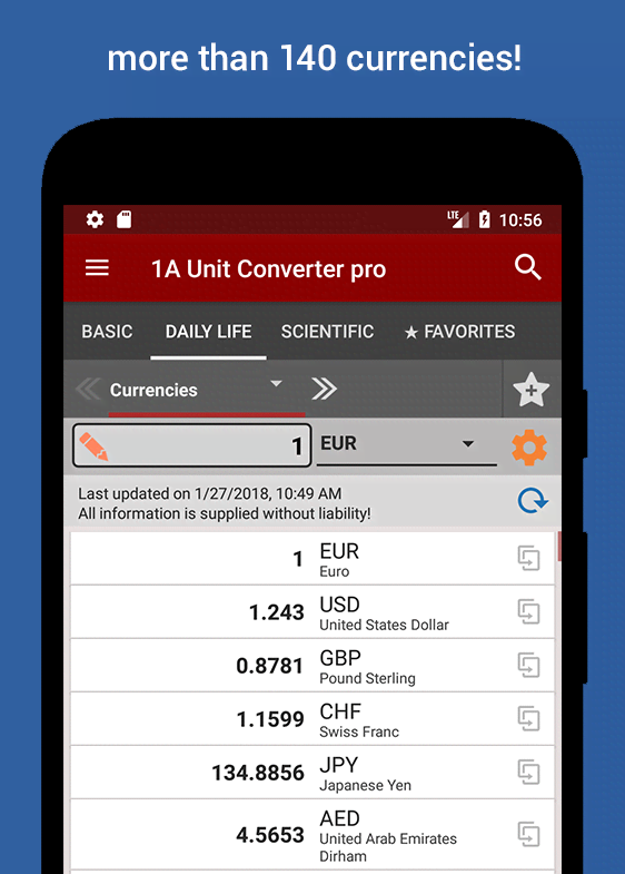 1A Unit Converter Pro screenshot 4