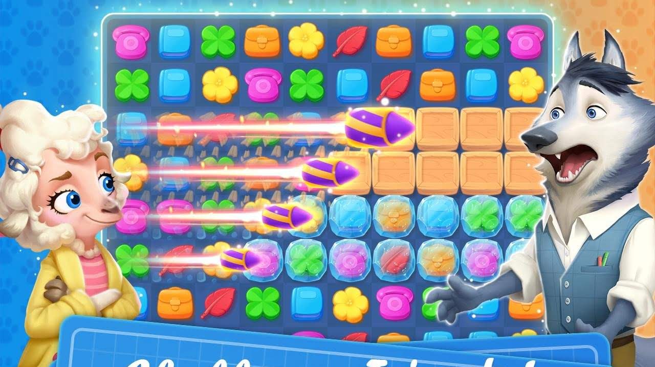 Town Tails - A Match 3 Story screenshot 4