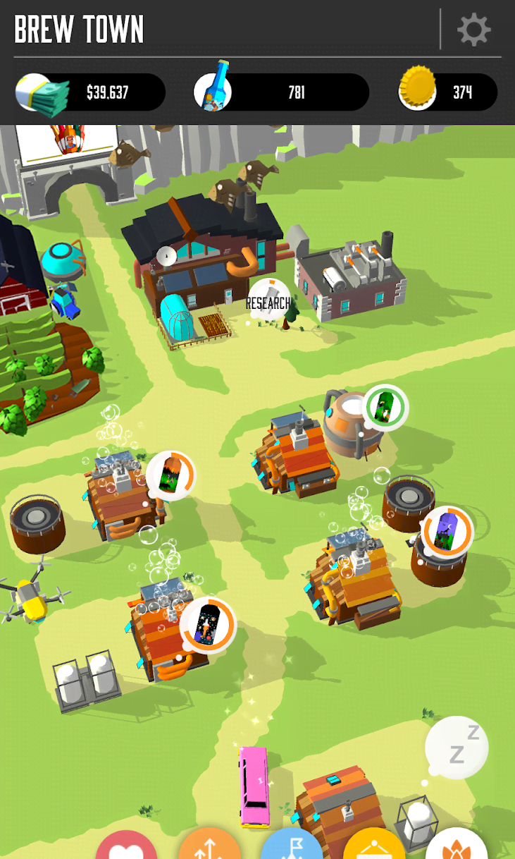 Brew Town gameplay screenshot 1
