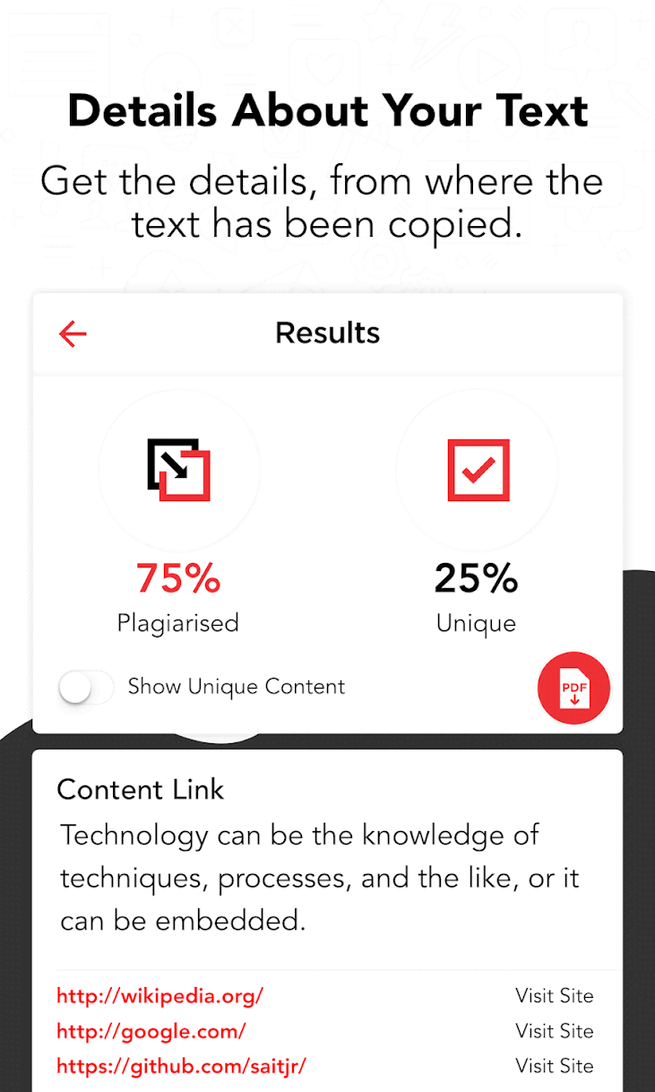 Plagiarism Checker – Duplicate Checker Screenshot 2