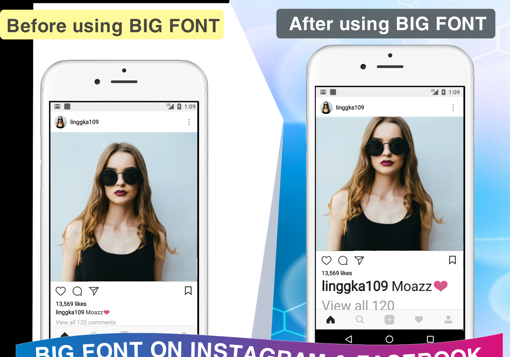 Big Font - Font Size Changer - Bigfont screenshot 3