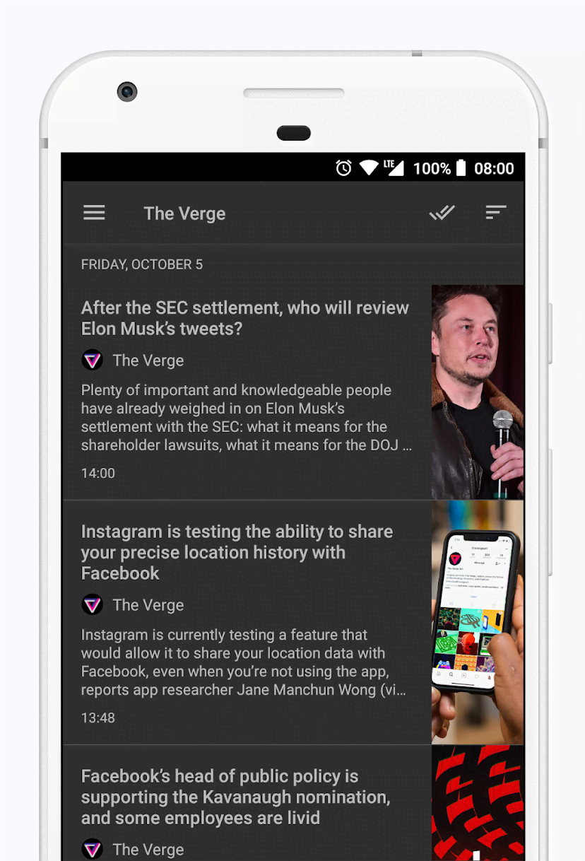 Readably - RSS | Feedbin, Inoreader and Fever API screenshot 2
