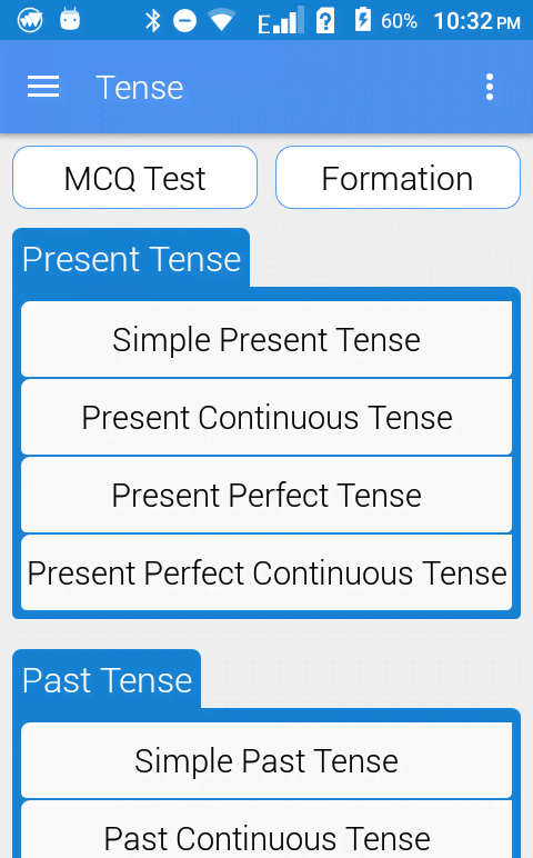Tense with Exercise screenshot 1