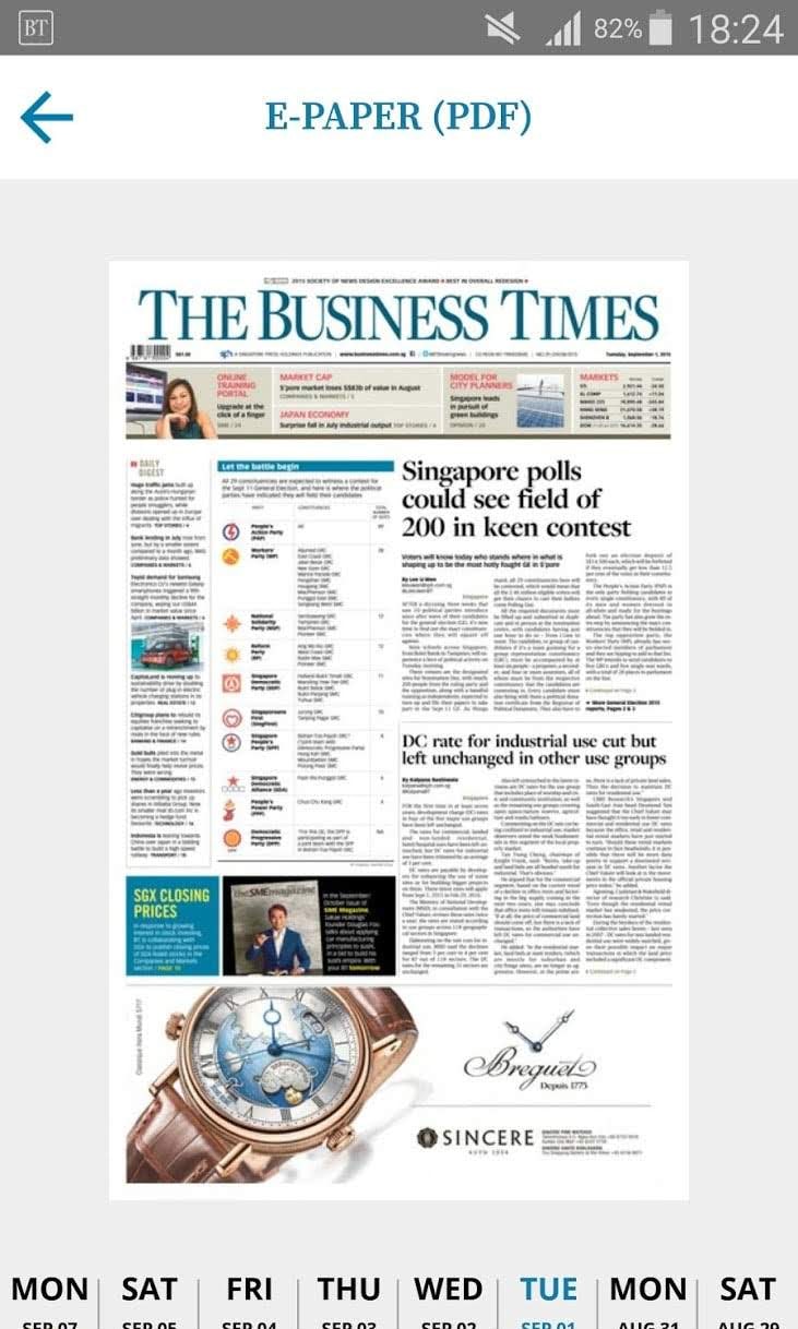 The Business Times screenshot 3