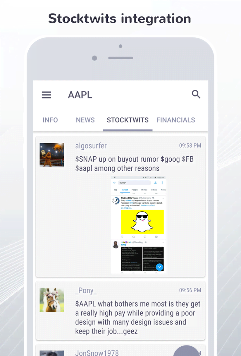 FinWiz-Stocks, News, Investing, Portfolio & Markets investment analysis tools