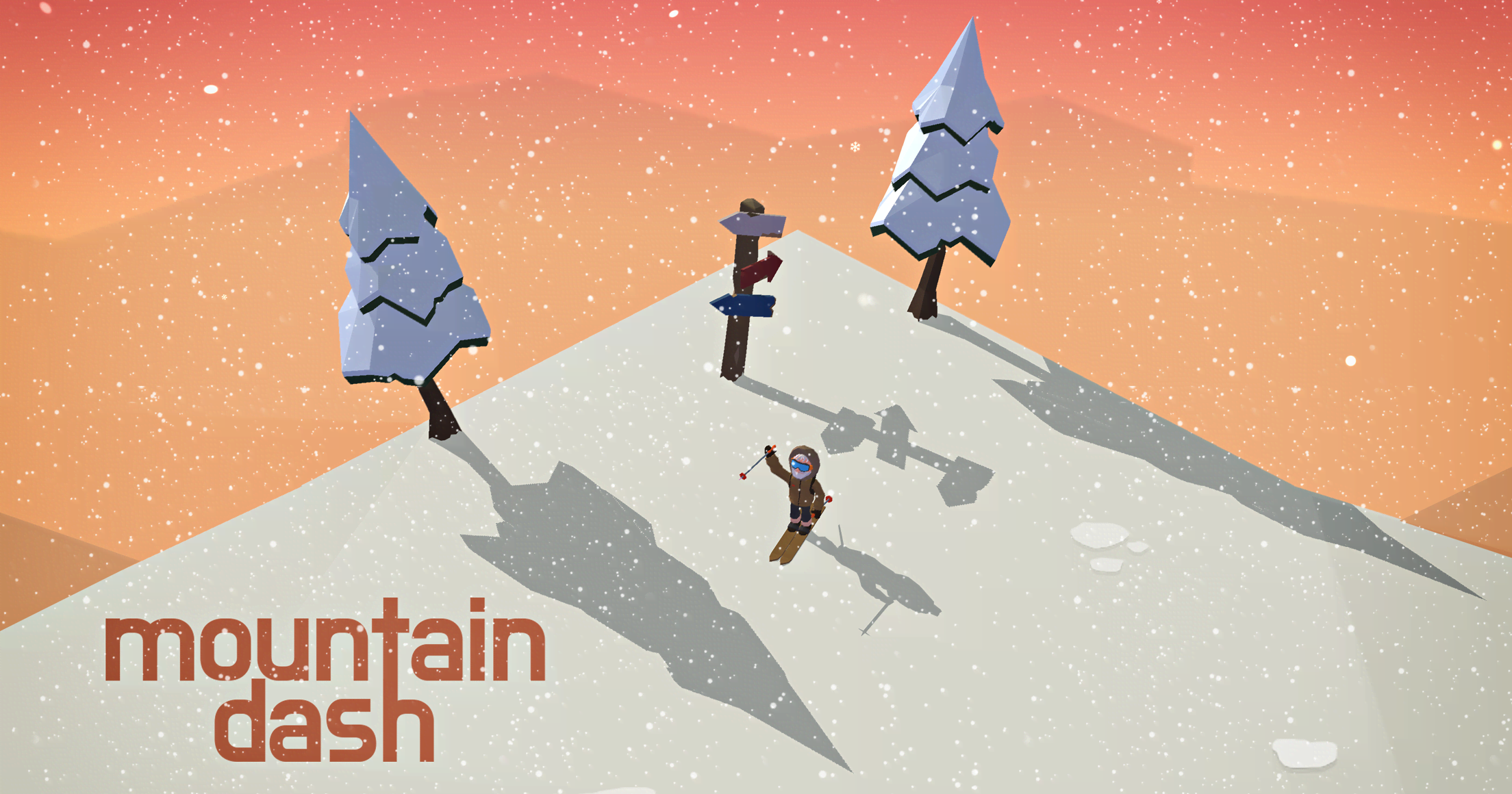 Mountain Dash - Endless Skiing Race screenshot 1