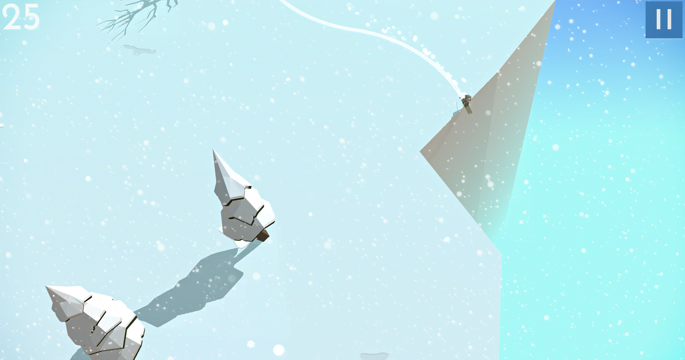 Mountain Dash - Endless Skiing Race screenshot 3