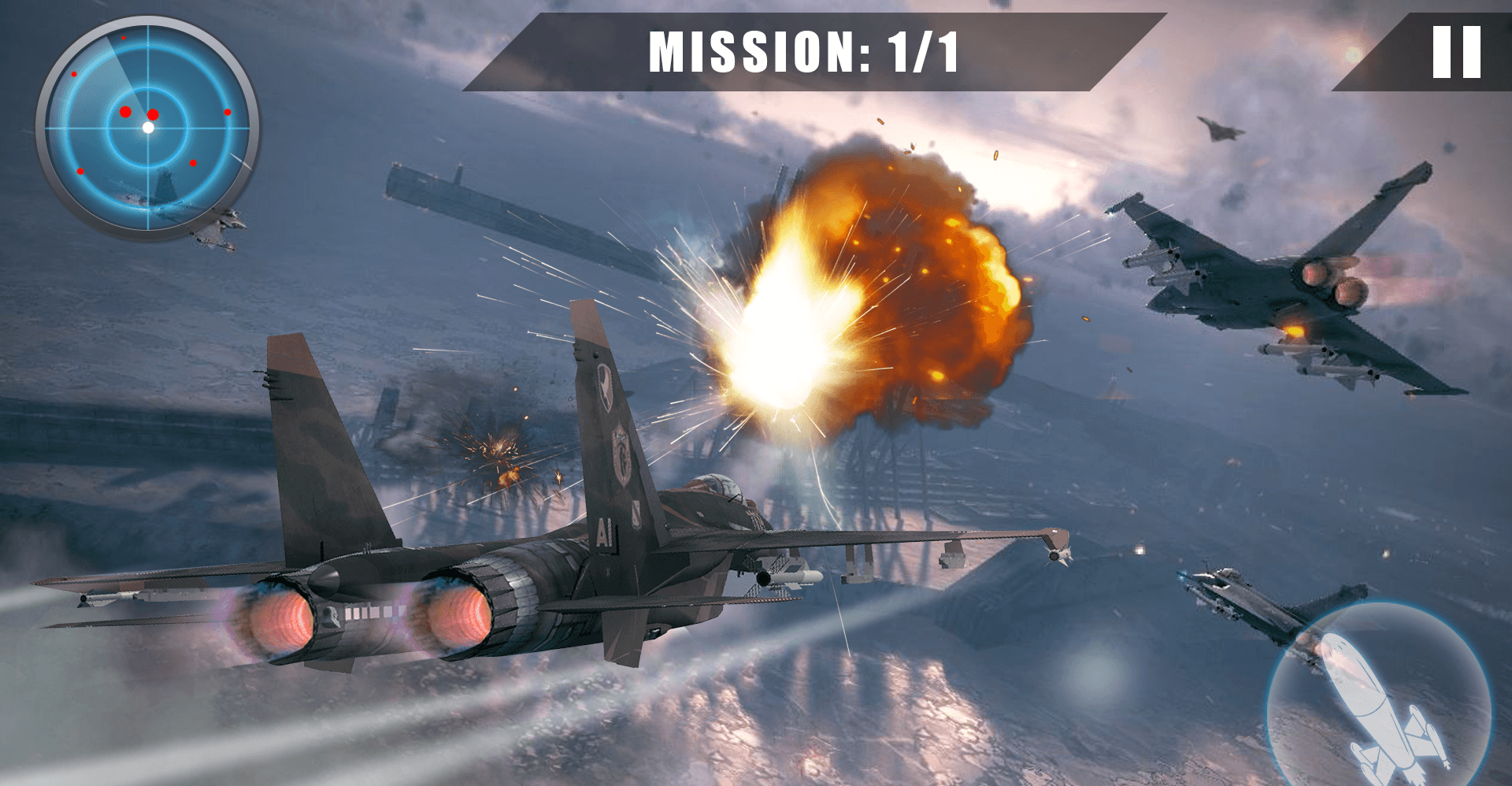 Total Air Fighters War screenshot 1