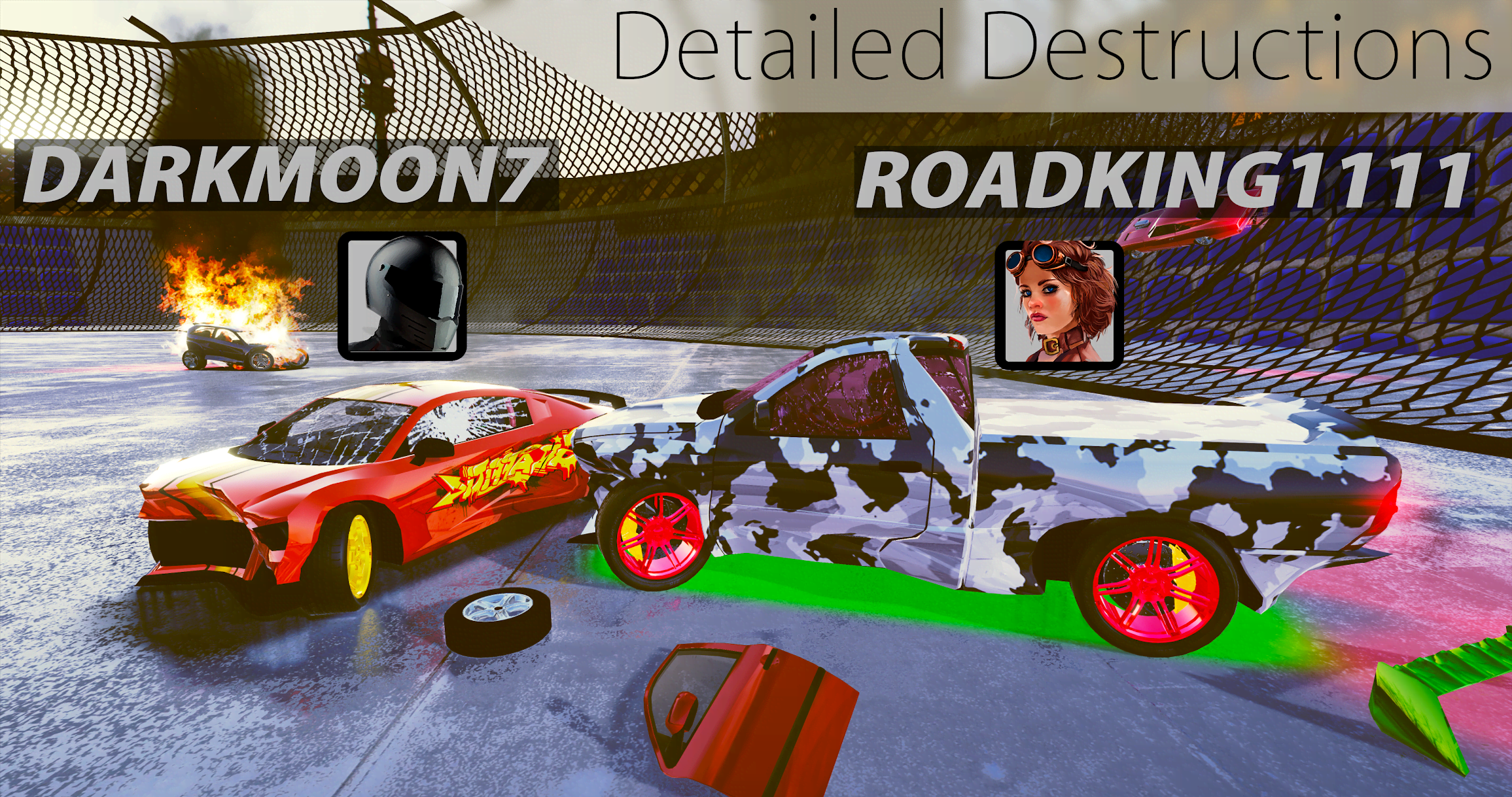Ultimate Derby Online - Mad Demolition Multiplayer gameplay screenshot 4