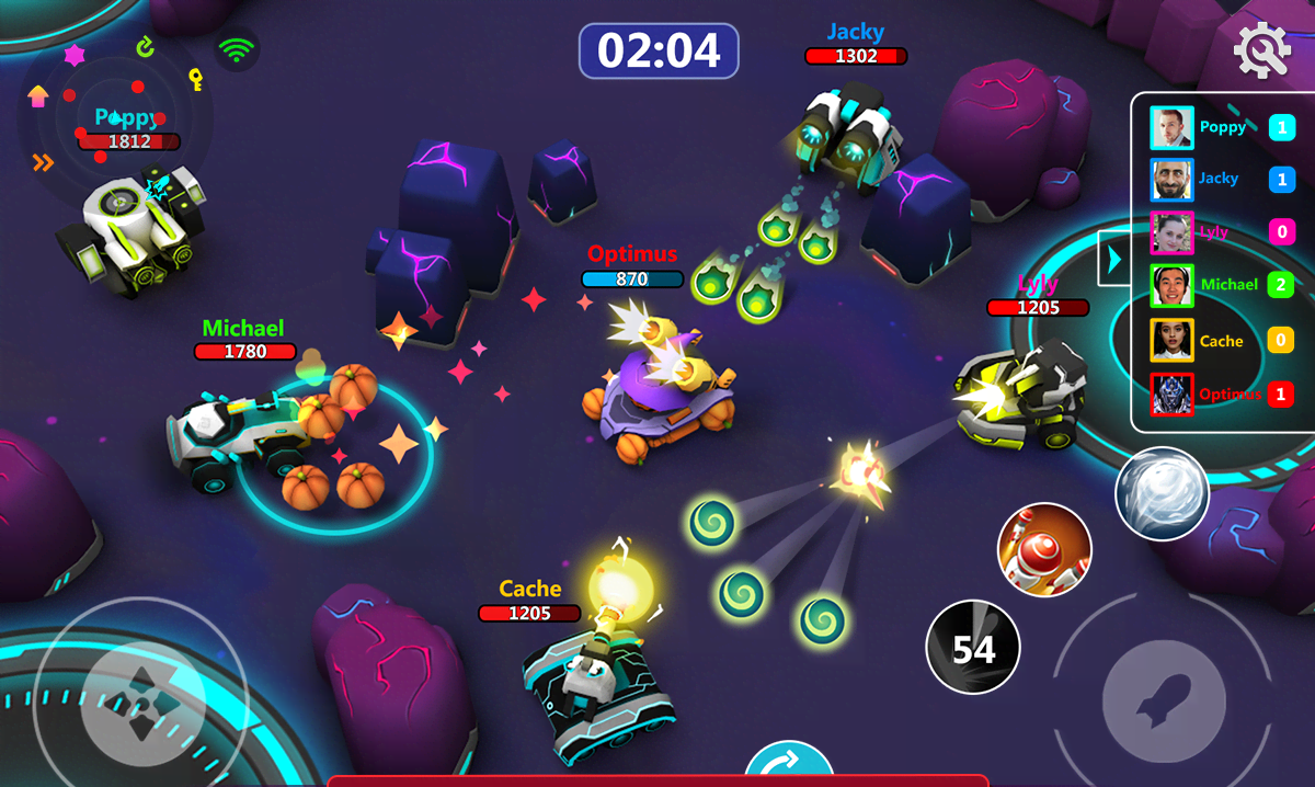 Tank Raid Online - 3v3 Battles gameplay screenshot 1