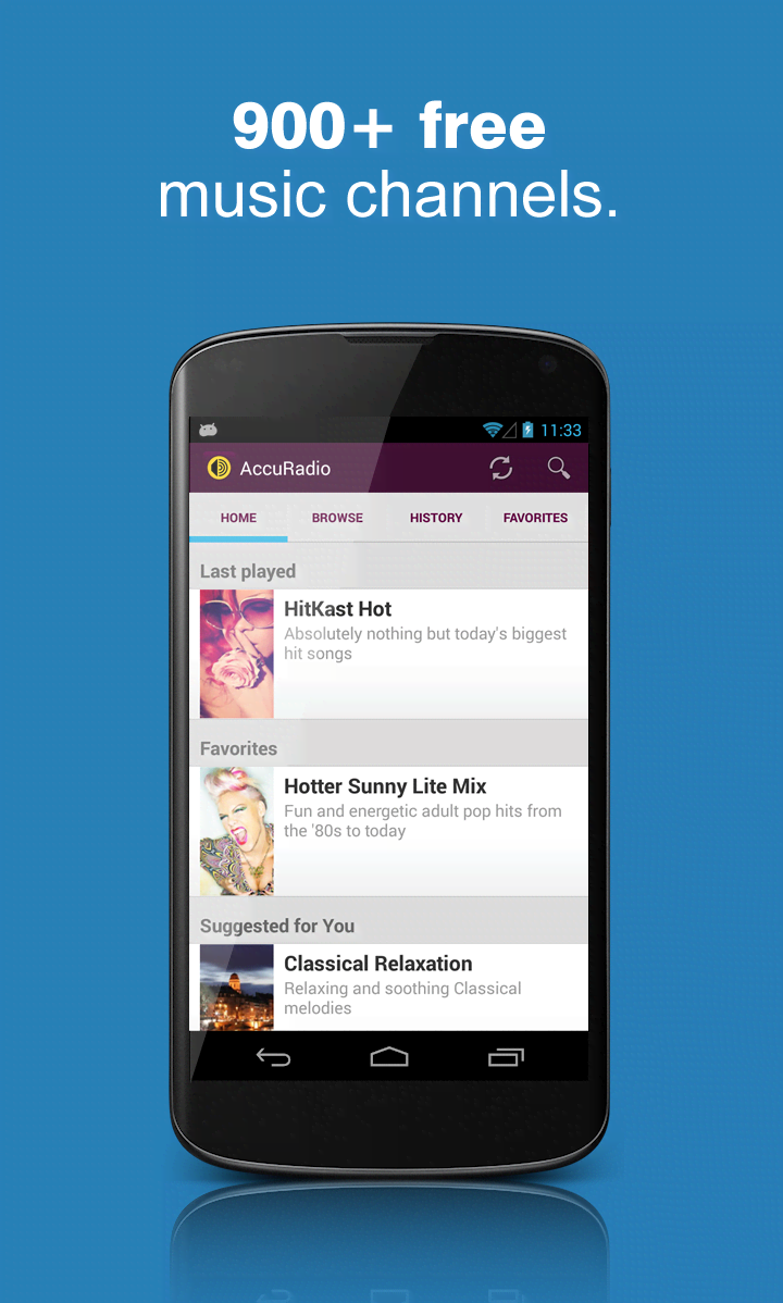 AccuRadio screenshot 2