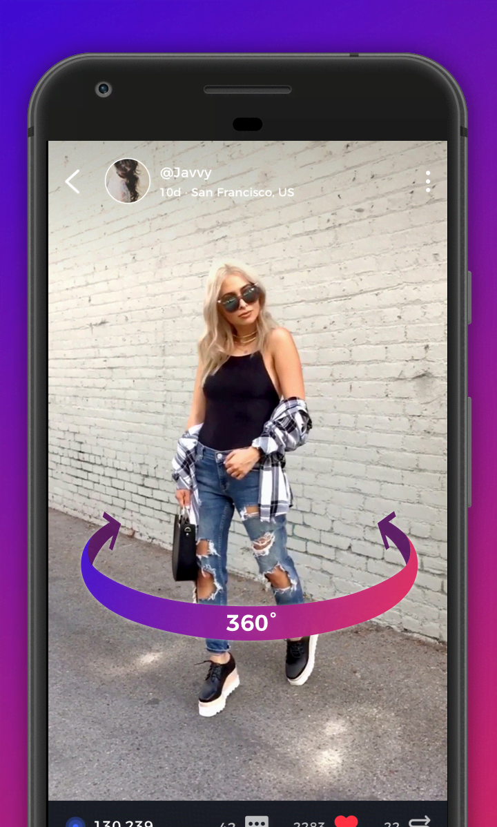 Fyuse - 3D Photos screenshot 1