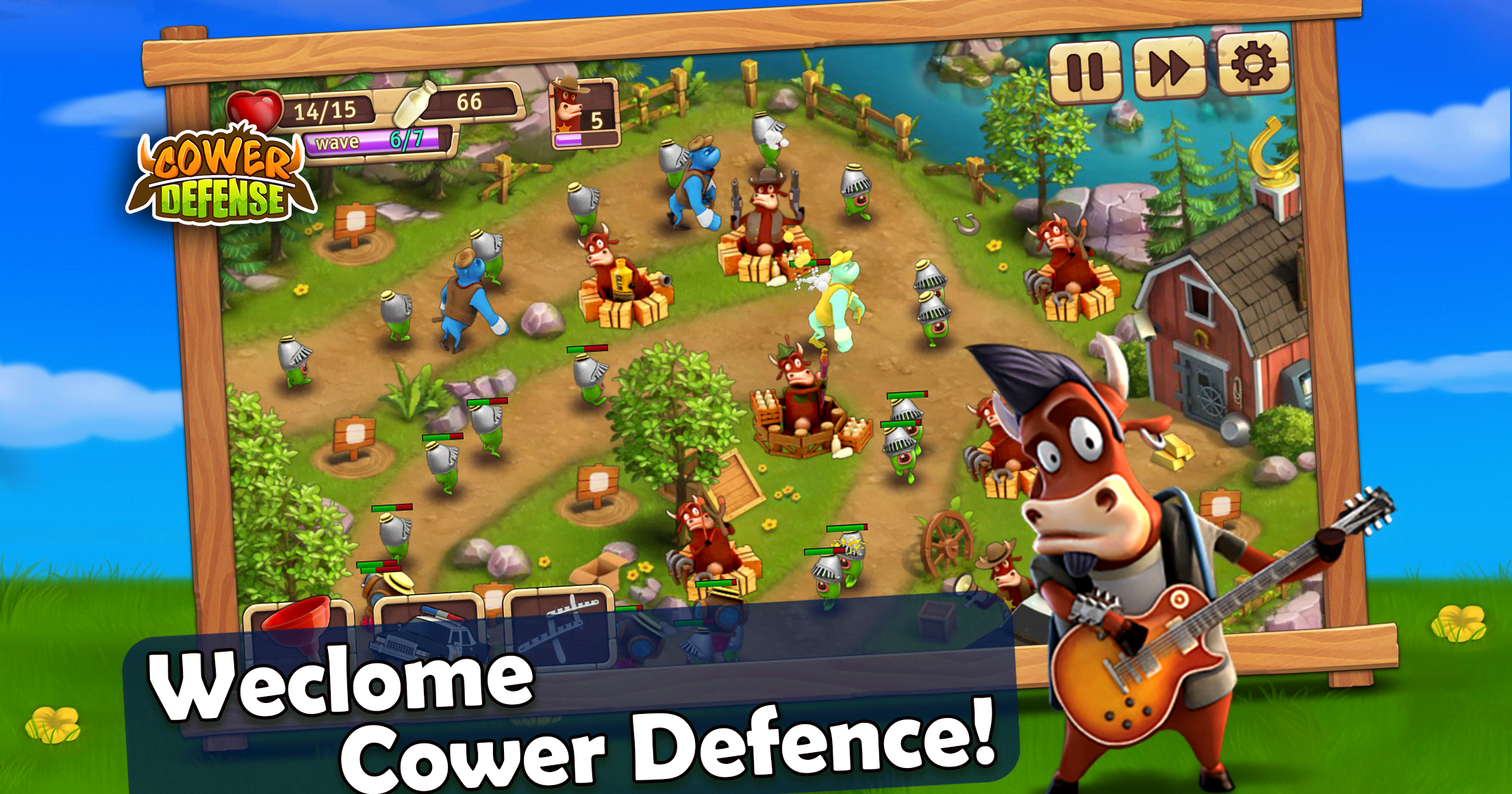 Cower Defense gameplay screenshot 1