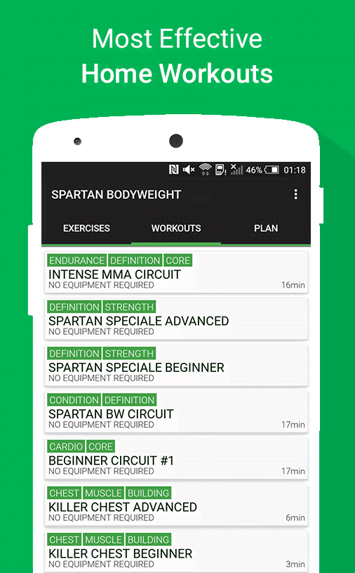 Home Workout MMA Spartan Pro screenshot 1