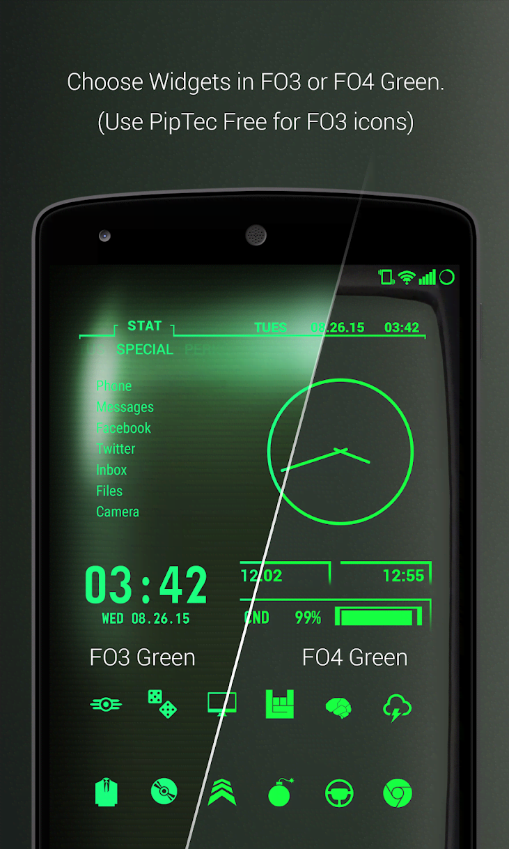 PipTec Green Icons & Live Wall screenshot 4
