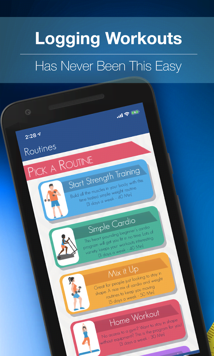 Stupid Simple Workout - Exercise Fitness Tracker screenshot 1