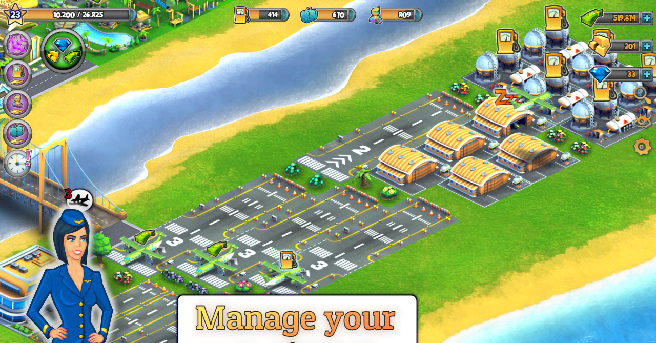 City Island: Airport ™ screenshot 2