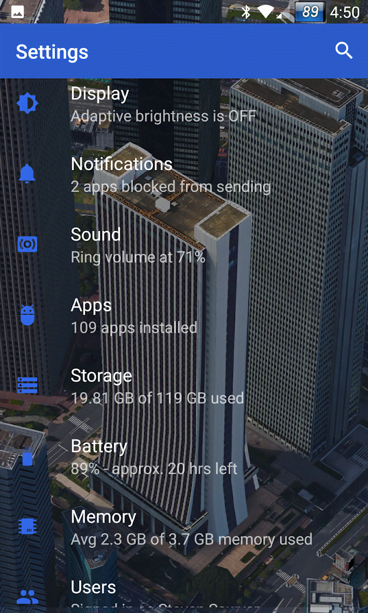 Translucent Substratum Theme screenshot 3