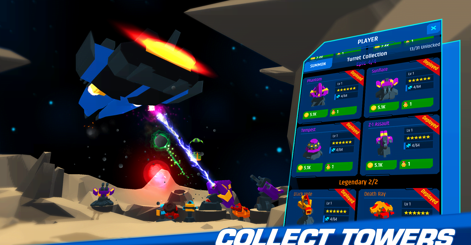 Idle Defense: Galaxy War screenshot 1