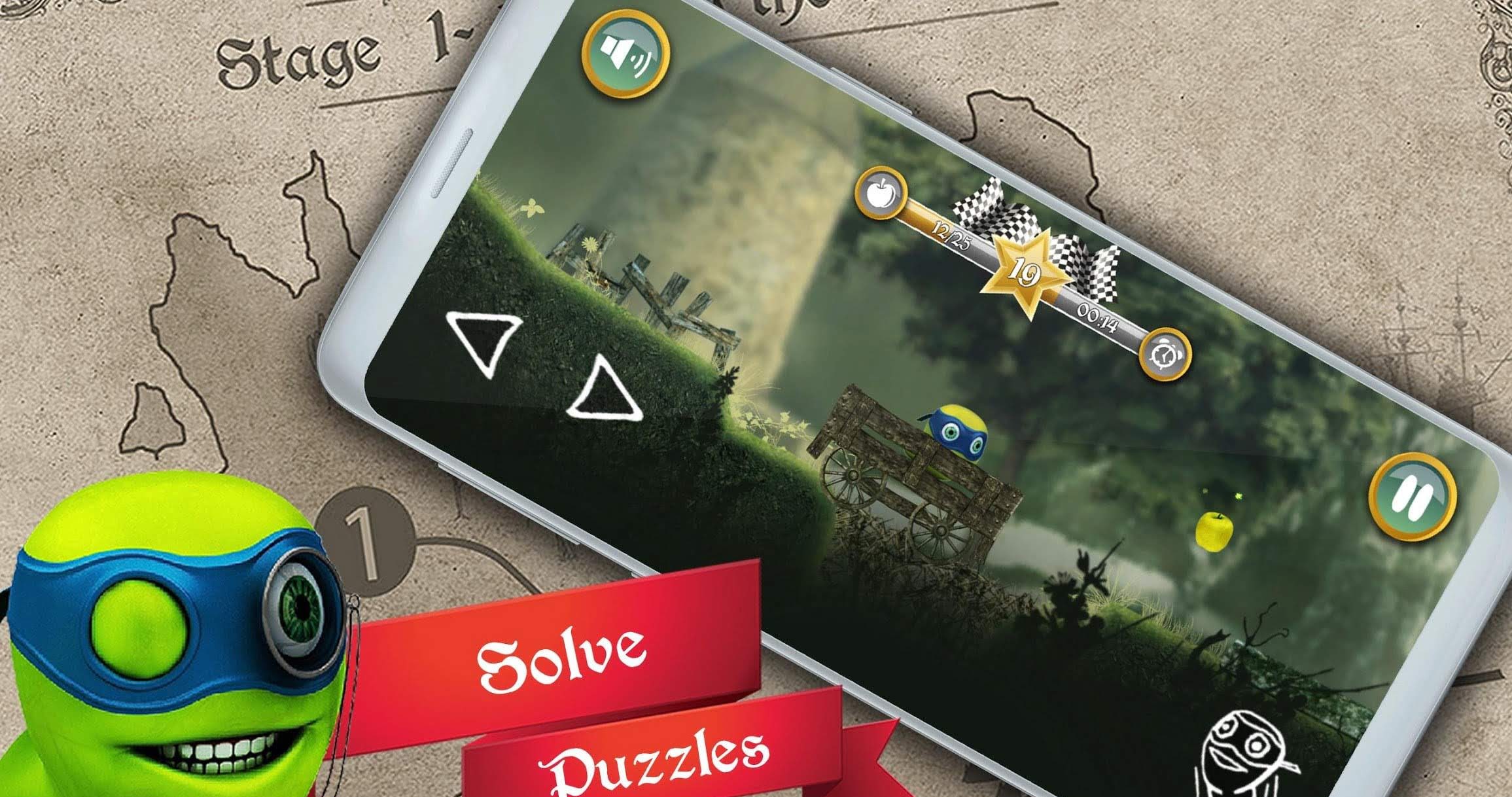 Ninja Worm Run gameplay screenshot 3
