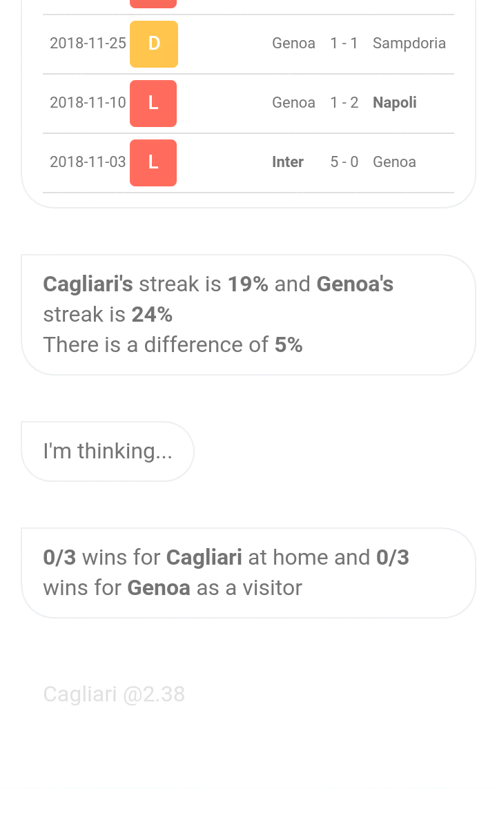 Elisio: Italian League Bet Assistant screenshot 4