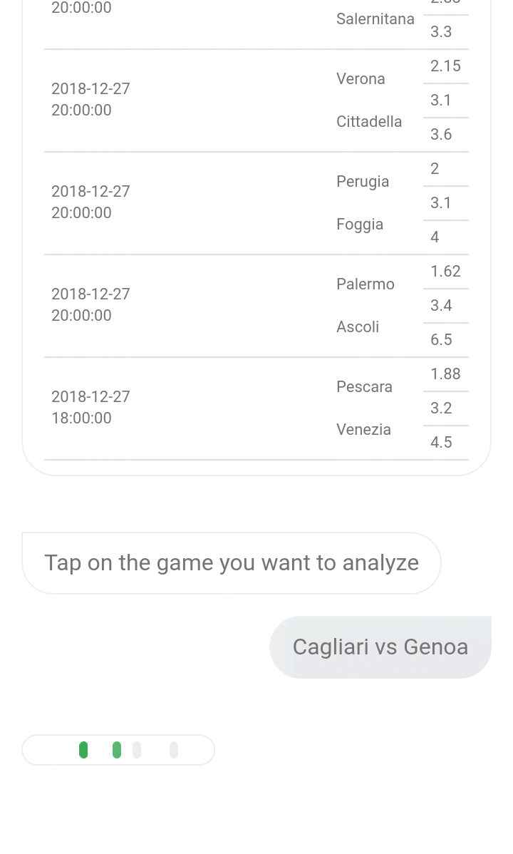 Elisio: Italian League Bet Assistant screenshot 2