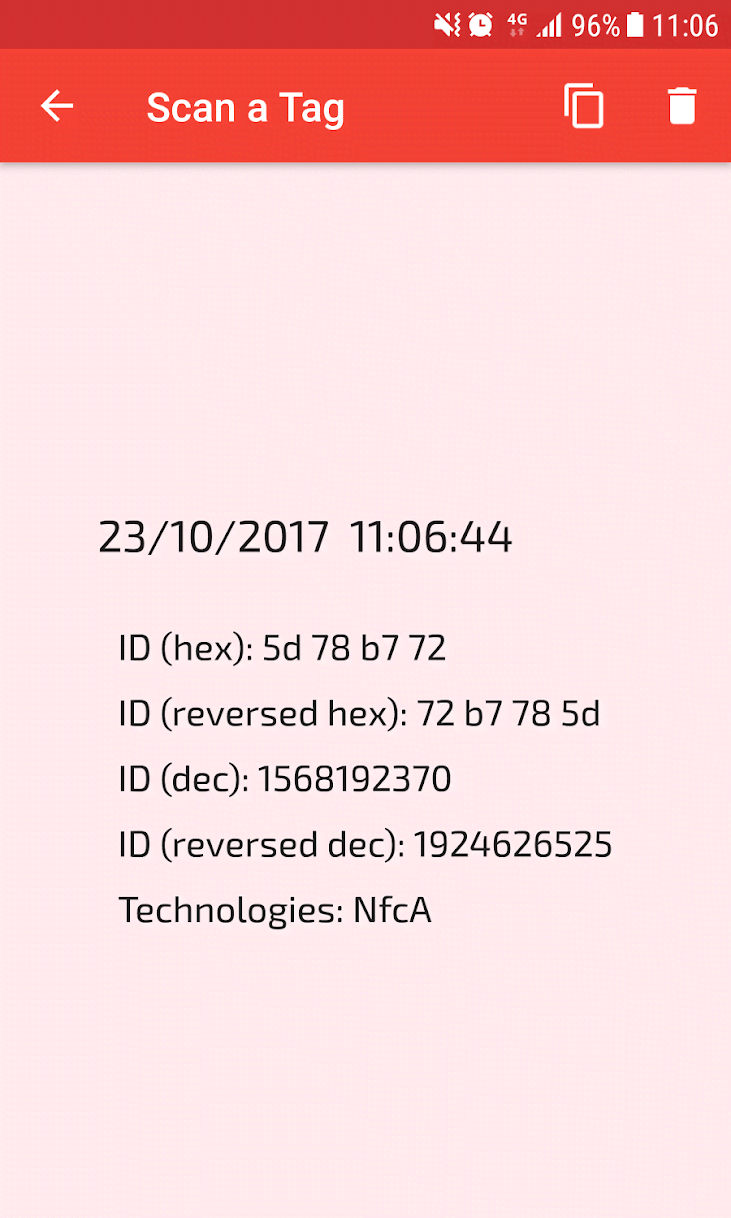 NFC Reader Pro screenshot 3