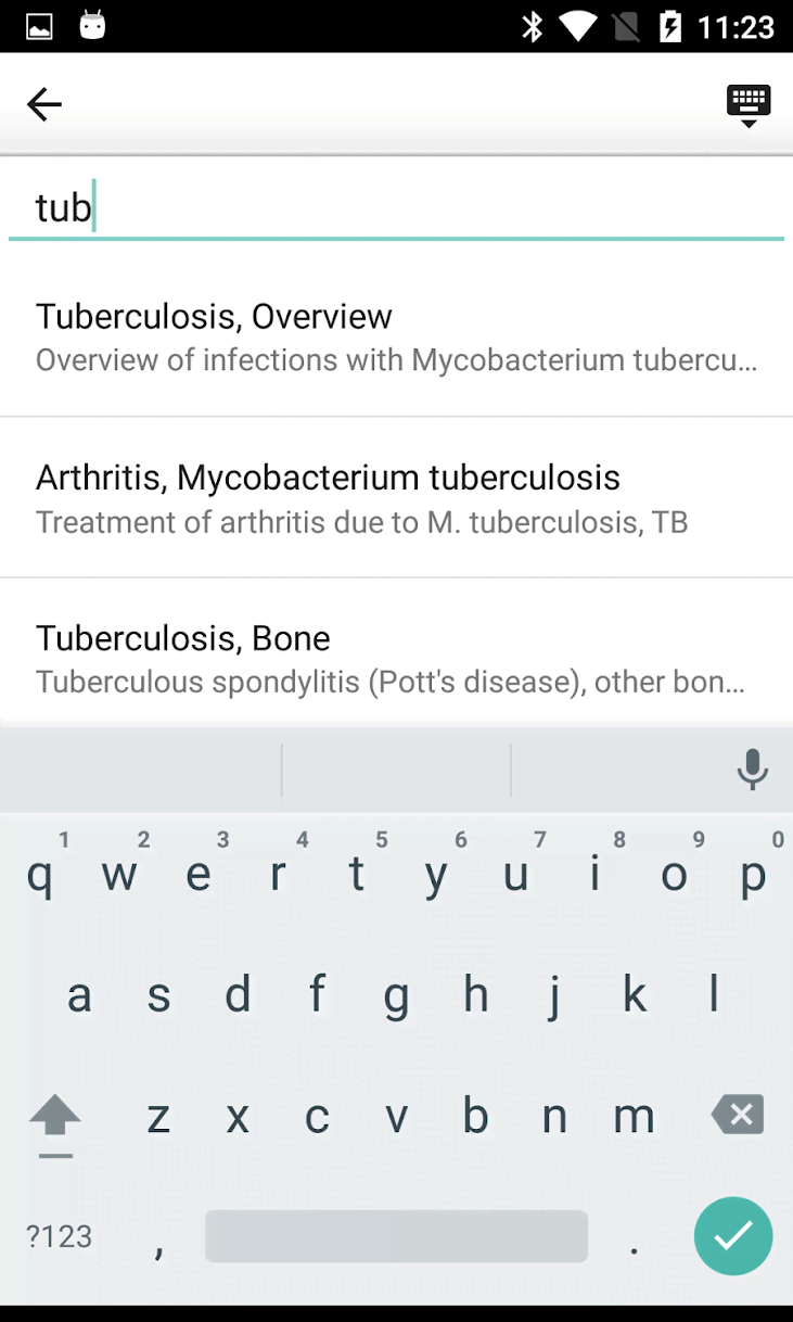 Sanford Guide Antimicrobial Rx screenshot 3