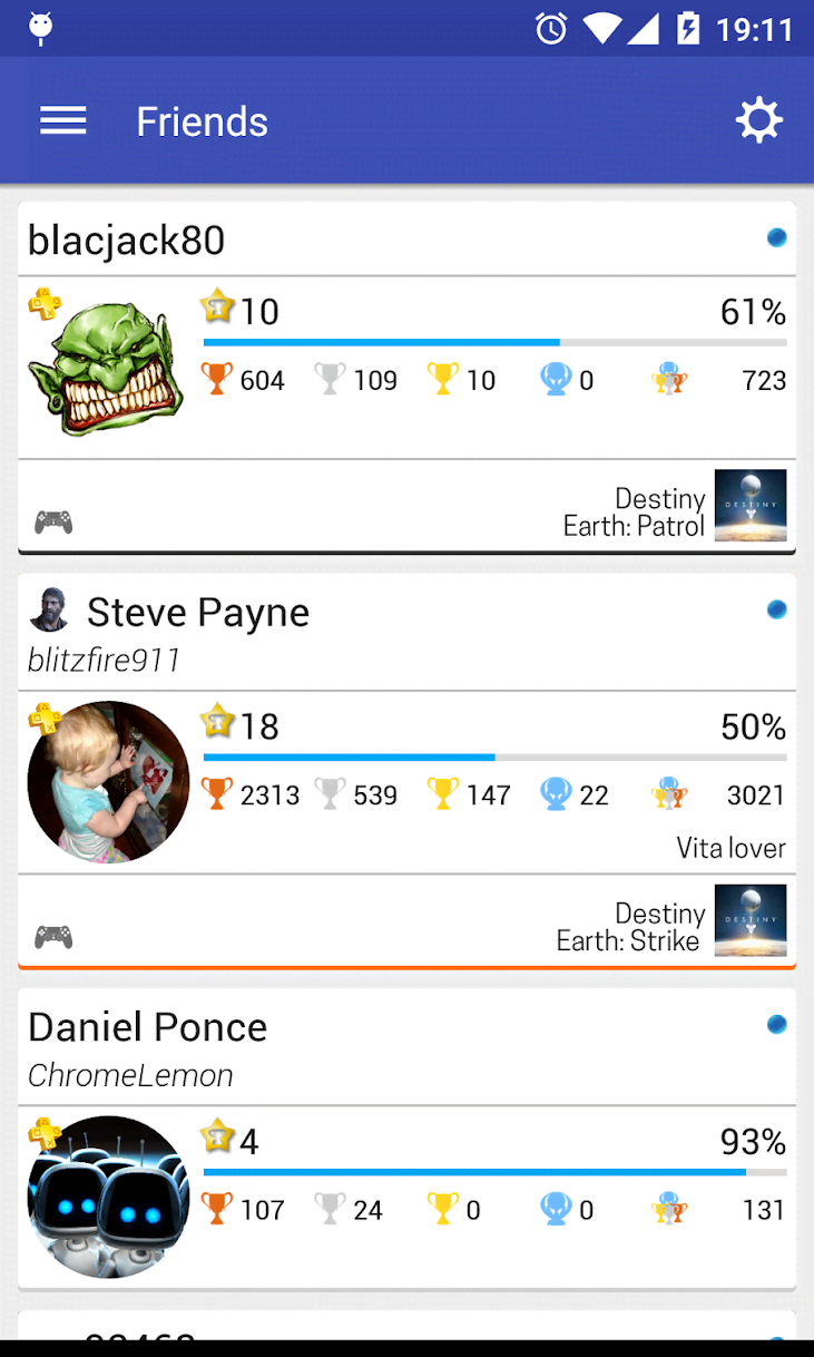 PS Trophies screenshot 2